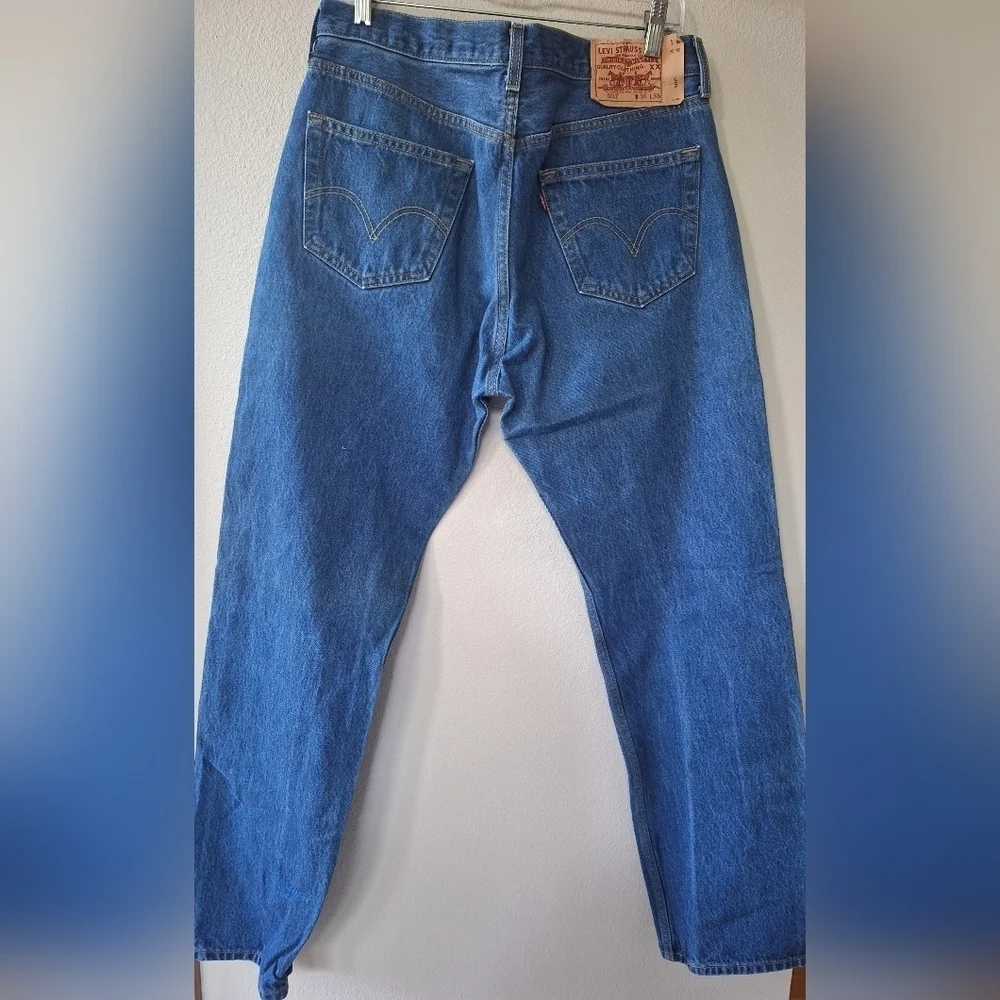 Levi 501's Mens Blue Demin Jeans Dominion Republic 2007 Size 36x36